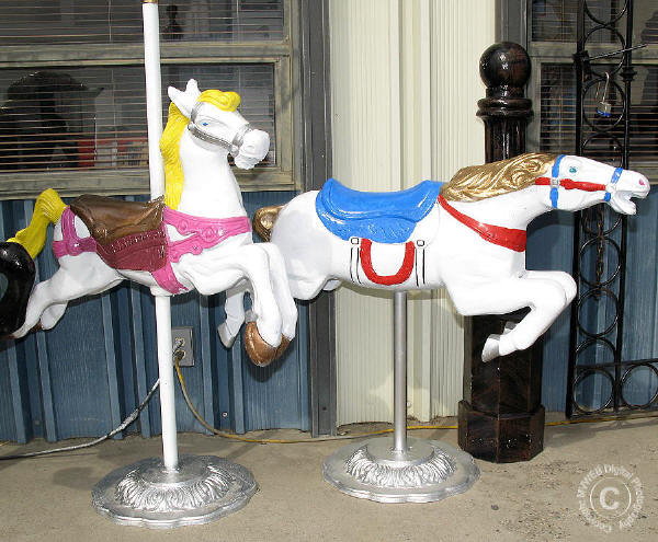 Pony Express Carousel Horse